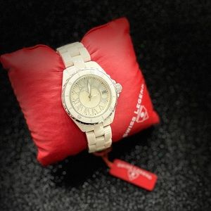 *NWT*SWISS LEGEND Karamica Collection Ceramic Watch- Bone 39mm #SL-20050-BGWSR1